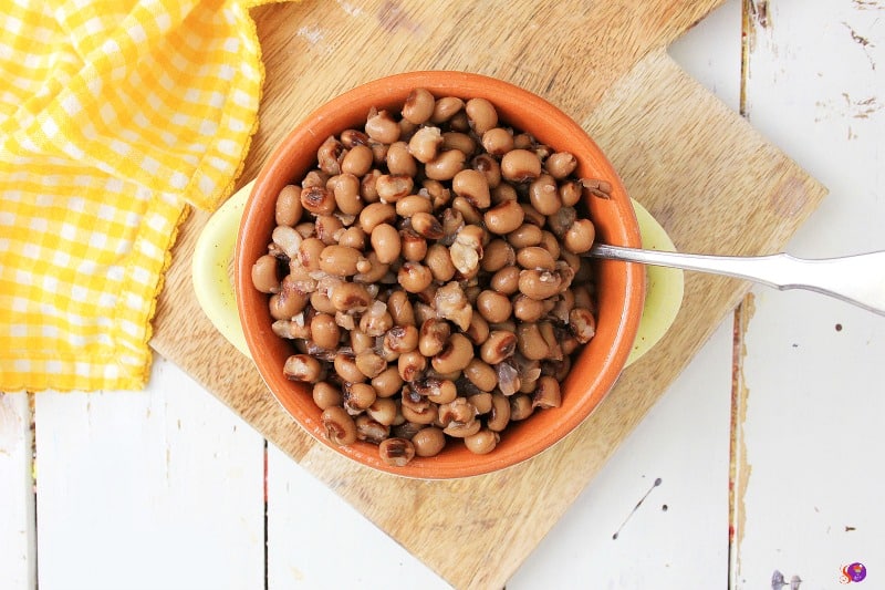 black-eyed peas served in a bowl