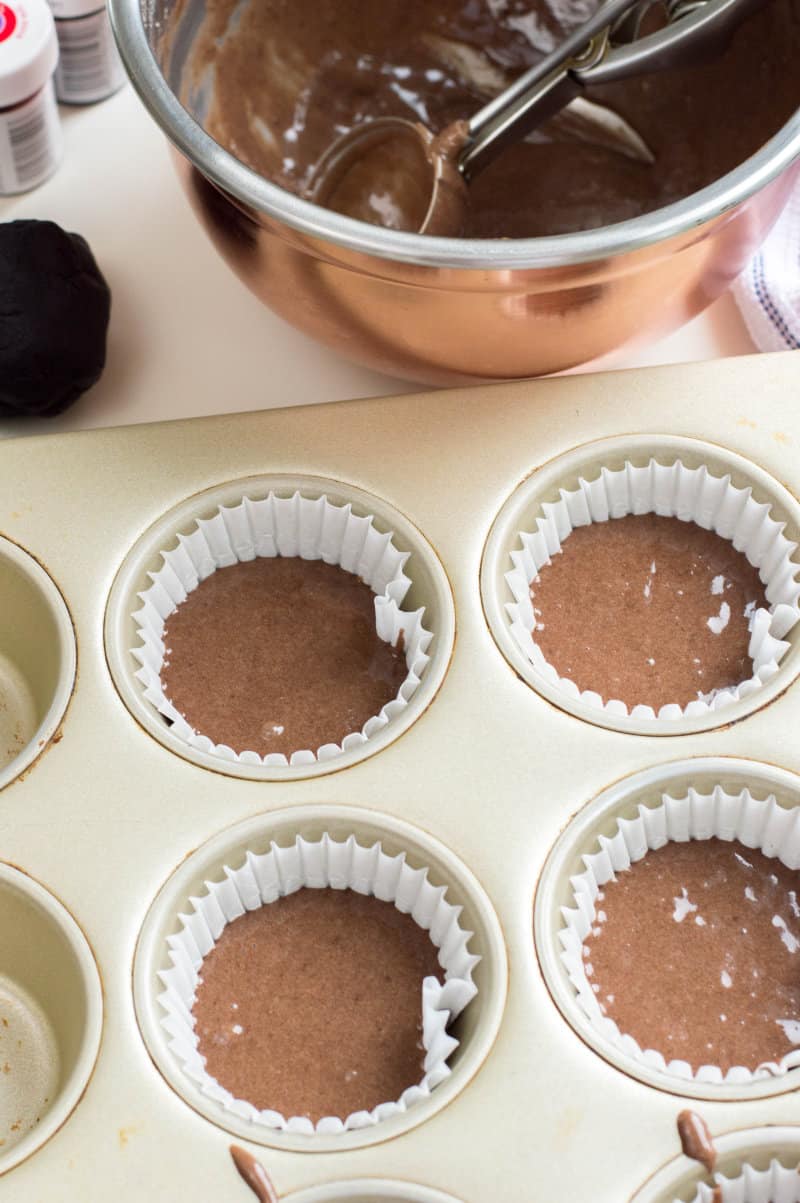 cupcakes in a pan