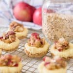 Mini Apple Crumble Cheesecakes