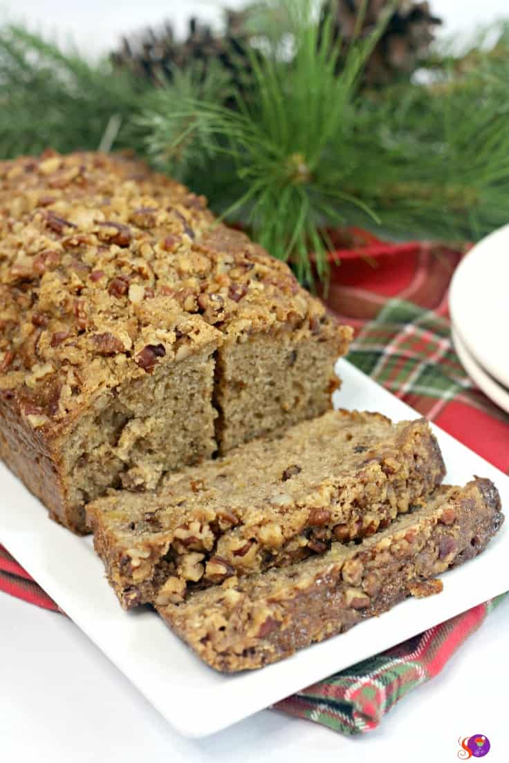 The sweet taste of fresh pear compliments the bold flavor of ginger perfectly in this soft and moist homemade Ginger Pear Bread recipe.
