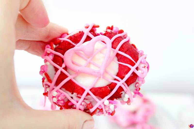 Valentine Thumbprint Cookies
