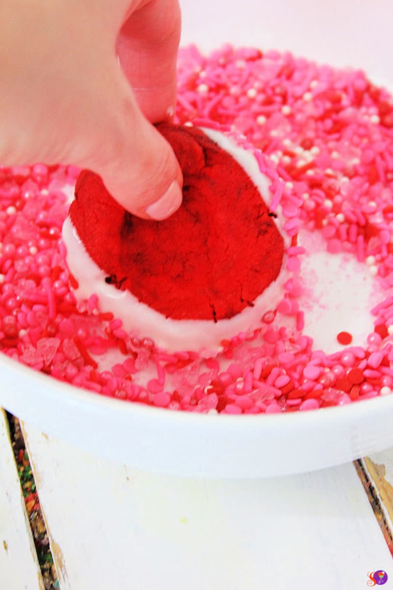 Valentine Thumbprint Cookies