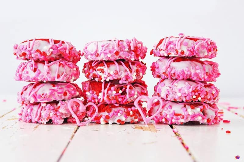 Valentine Thumbprint Cookies