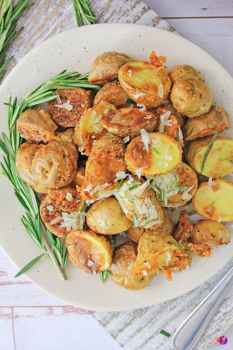 Air Fryer Parm Rosemary Potatoes 6 Air Fryer Parm Rosemary Potatoes