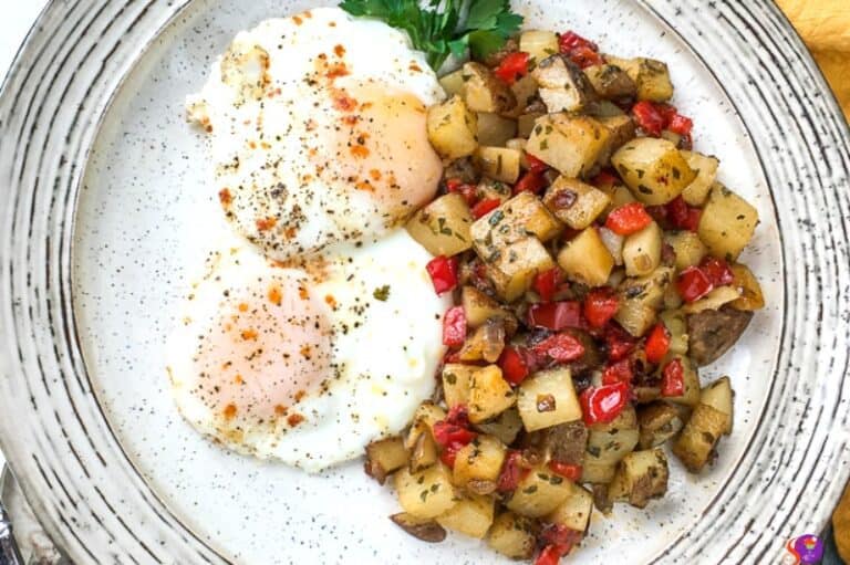 easy Skillet Parmesan Breakfast Potatoes