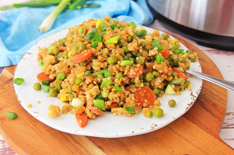 Recipe Index 22 instant pot cauliflower fried rice