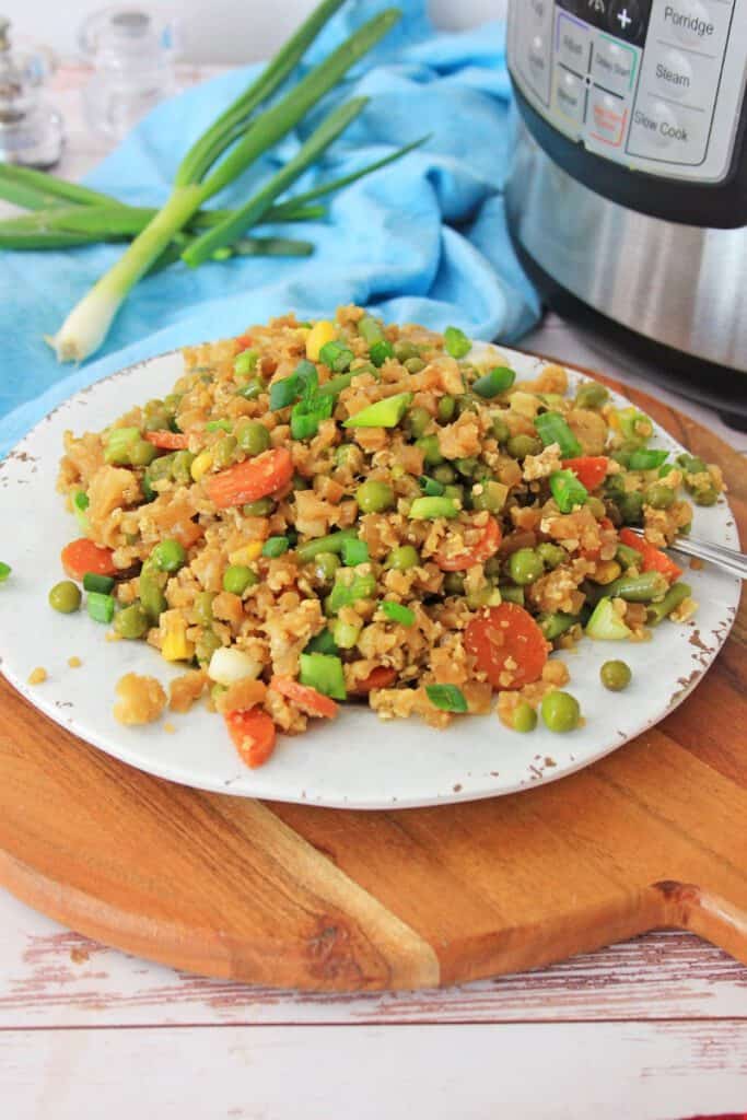 instant pot cauliflower fried rice instant pot cauliflower fried rice