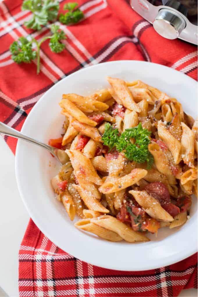 Instant Pot Parsley Penne Pasta