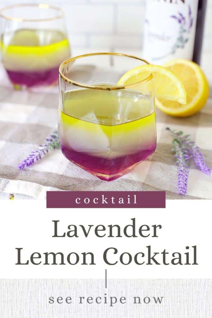 Lavender Lemon Cocktail
