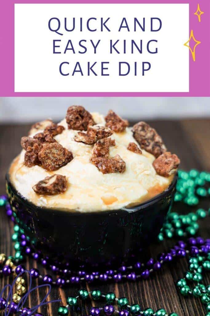 Quick and Easy King Cake Dip