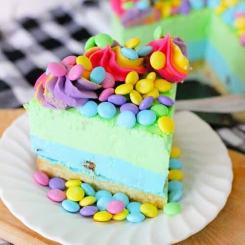 Easter M&M Cheesecake