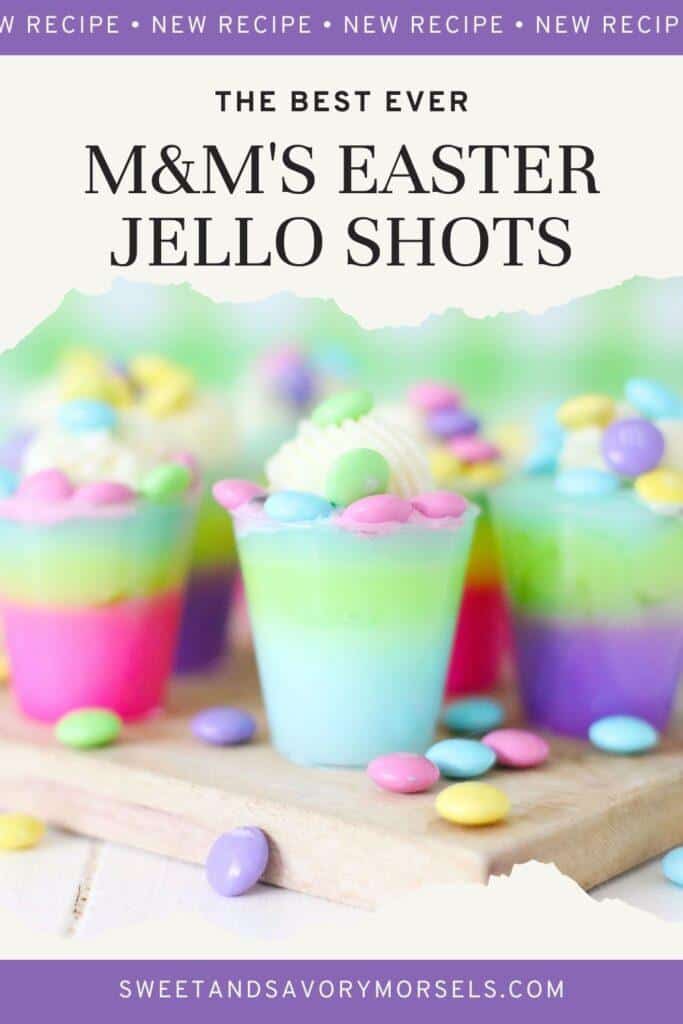 The Best M&M’s Easter Jello Shots
