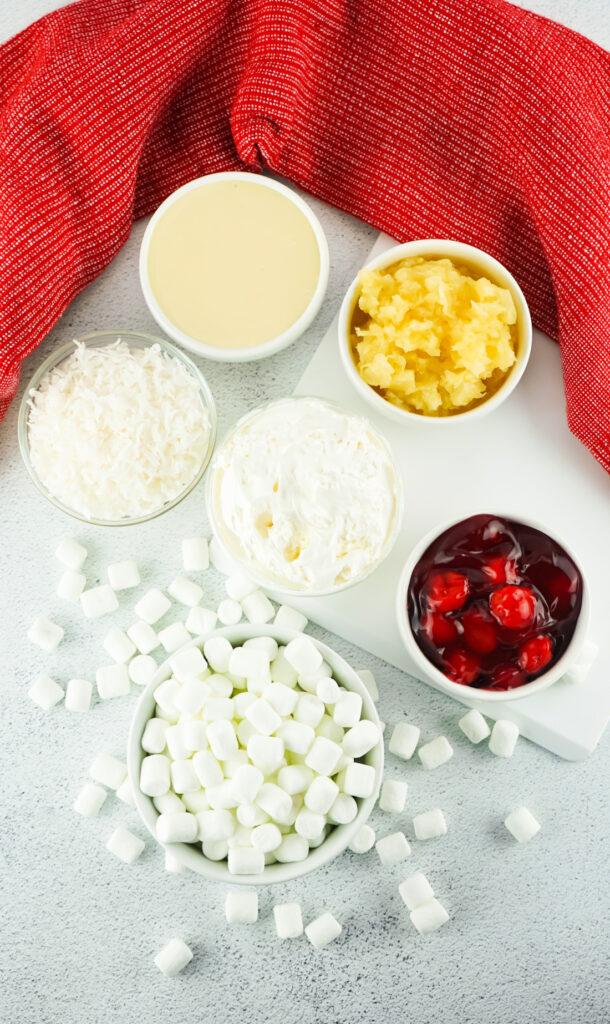 Smooth and Creamy Cherry Fluff Salad