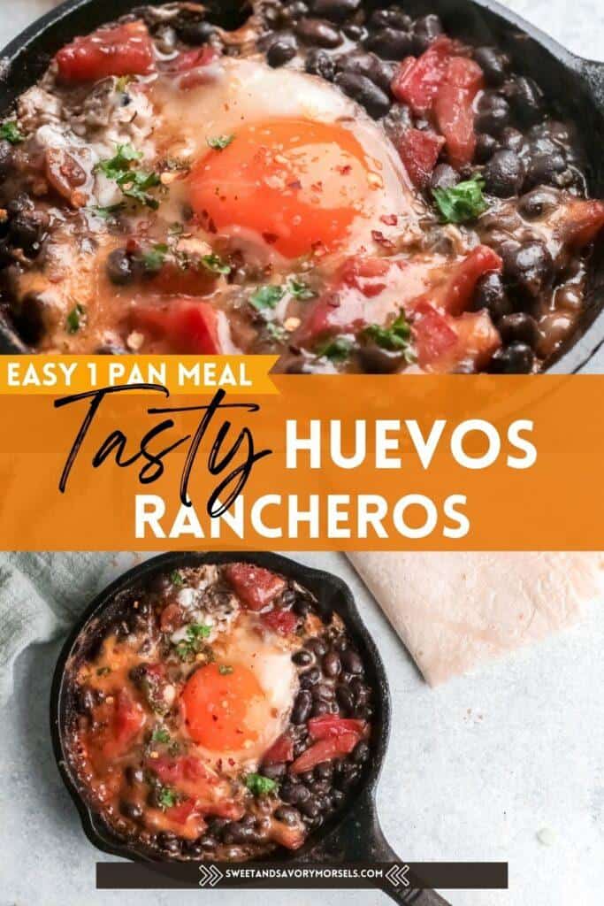 Tasty One-Pan Huevos Rancheros (Authentic Mexican)