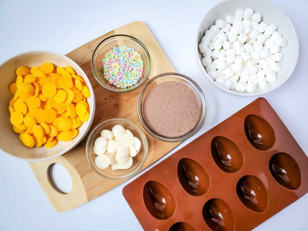 The Best Yellow Easter Egg Hot Cocoa Bombs 3 Yellow Easter Egg Hot Cocoa Bombs