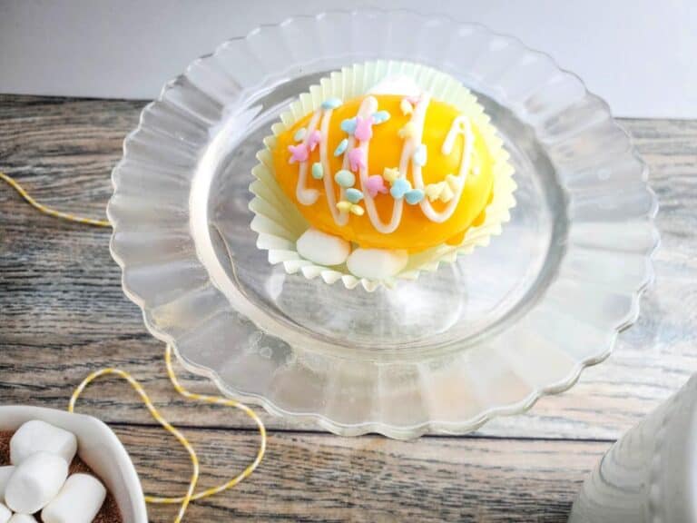 Yellow Easter Egg Hot Cocoa Bombs