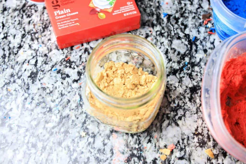 4th of July No Bake Cheesecake Jars Recipe