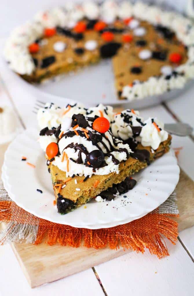 Halloween M & M Cookie Cake