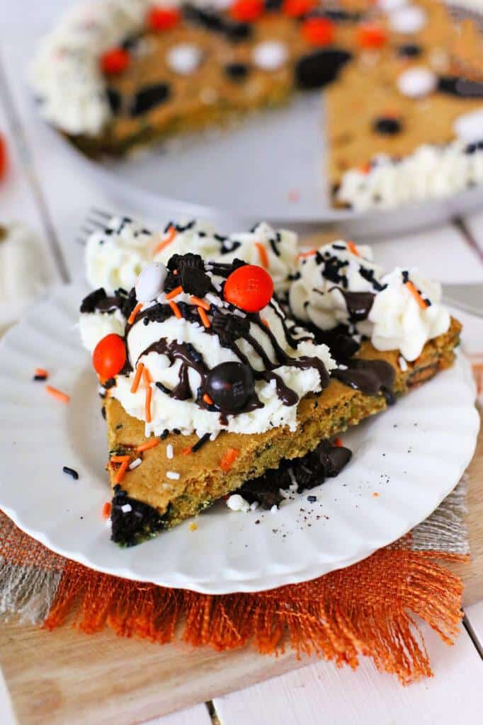 Halloween M & M Cookie Cake