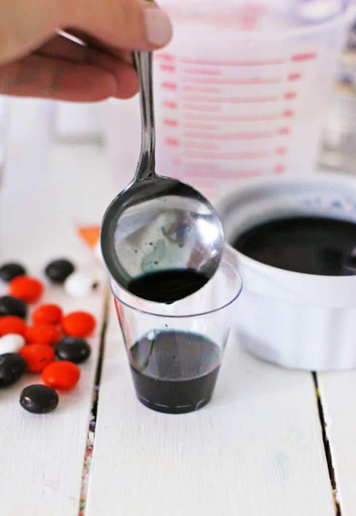 Easy Layered Halloween Jello Shots