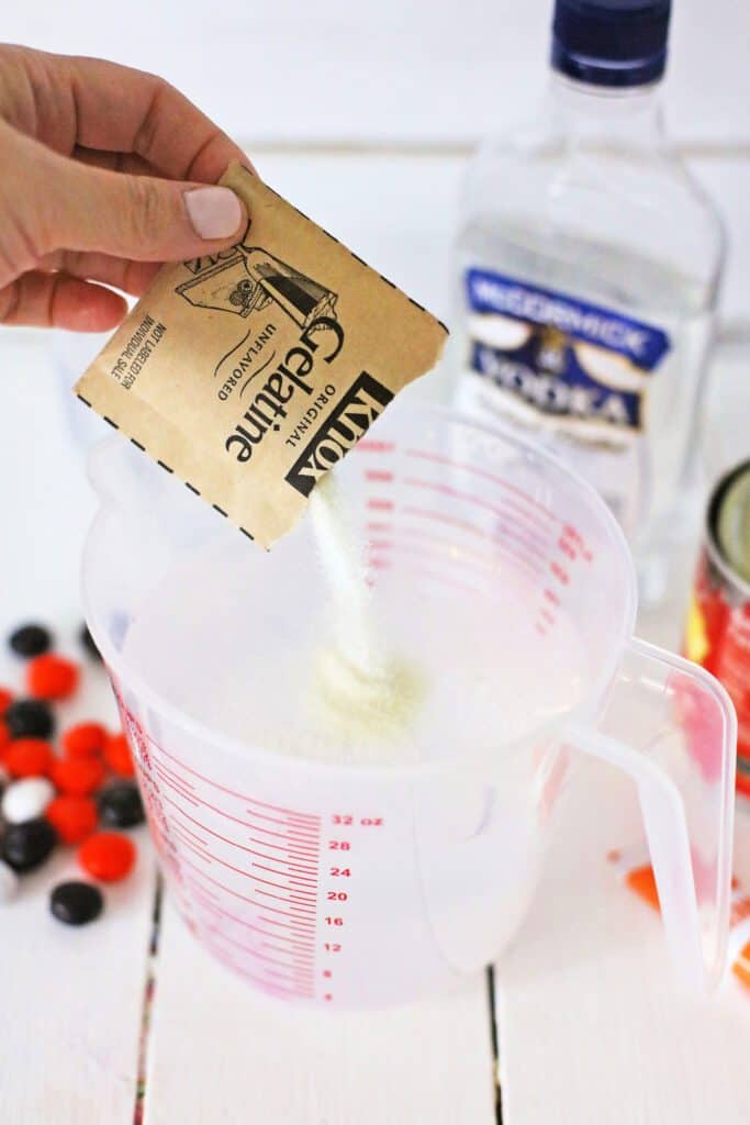 Easy Layered Halloween Jello Shots