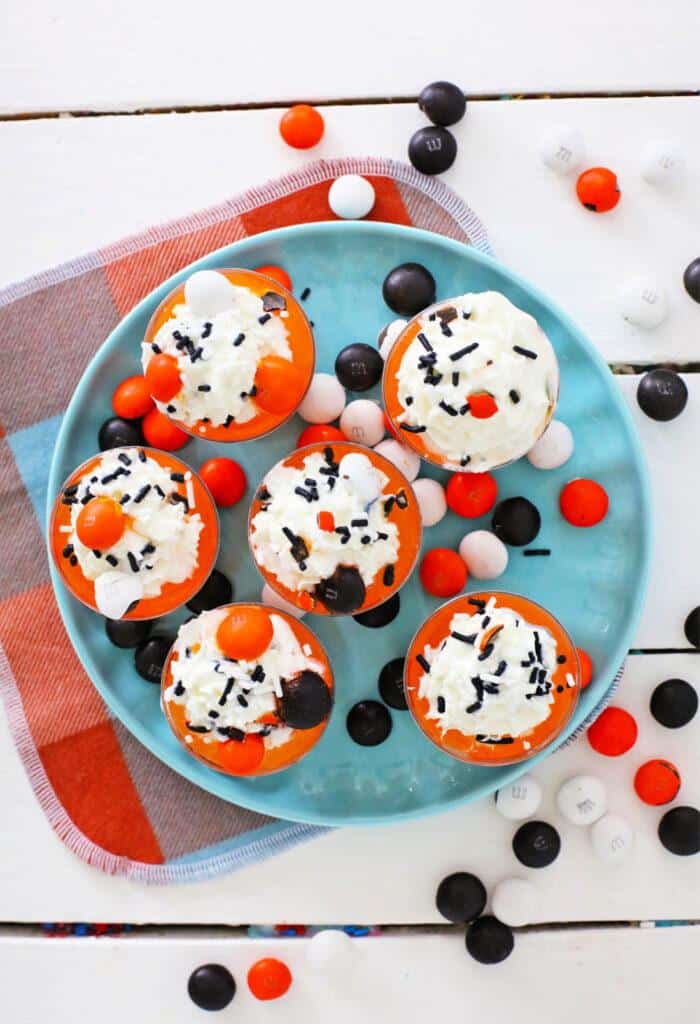 Easy Layered Halloween Jello Shots