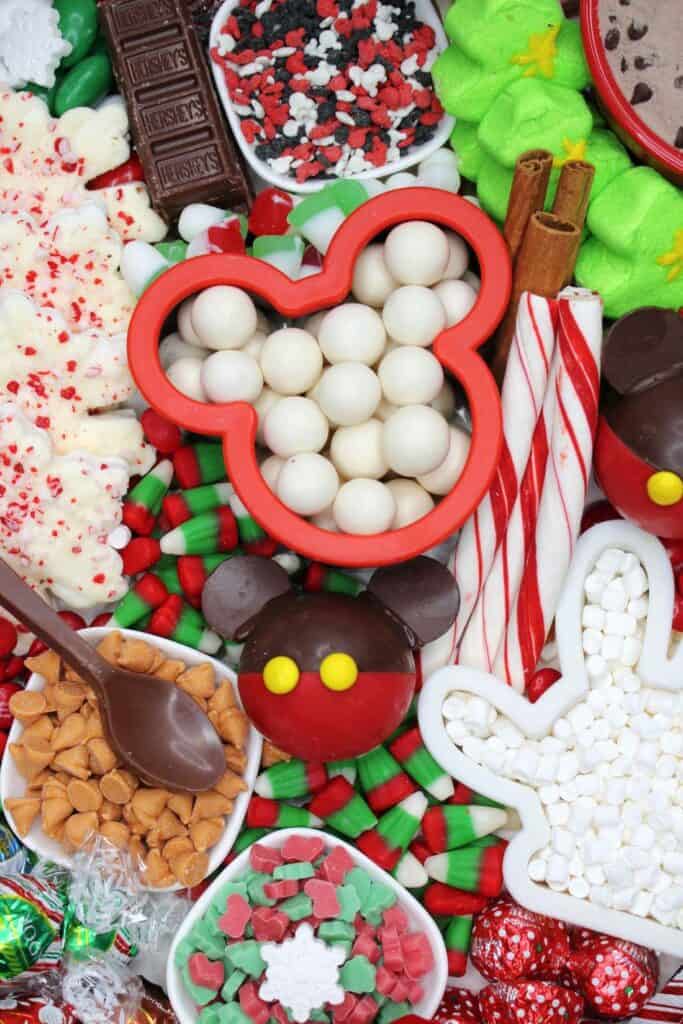 Mickey Mouse Hot Cocoa Charcuterie Board
