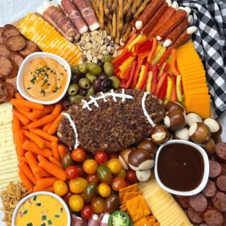 Football Charcuterie Board