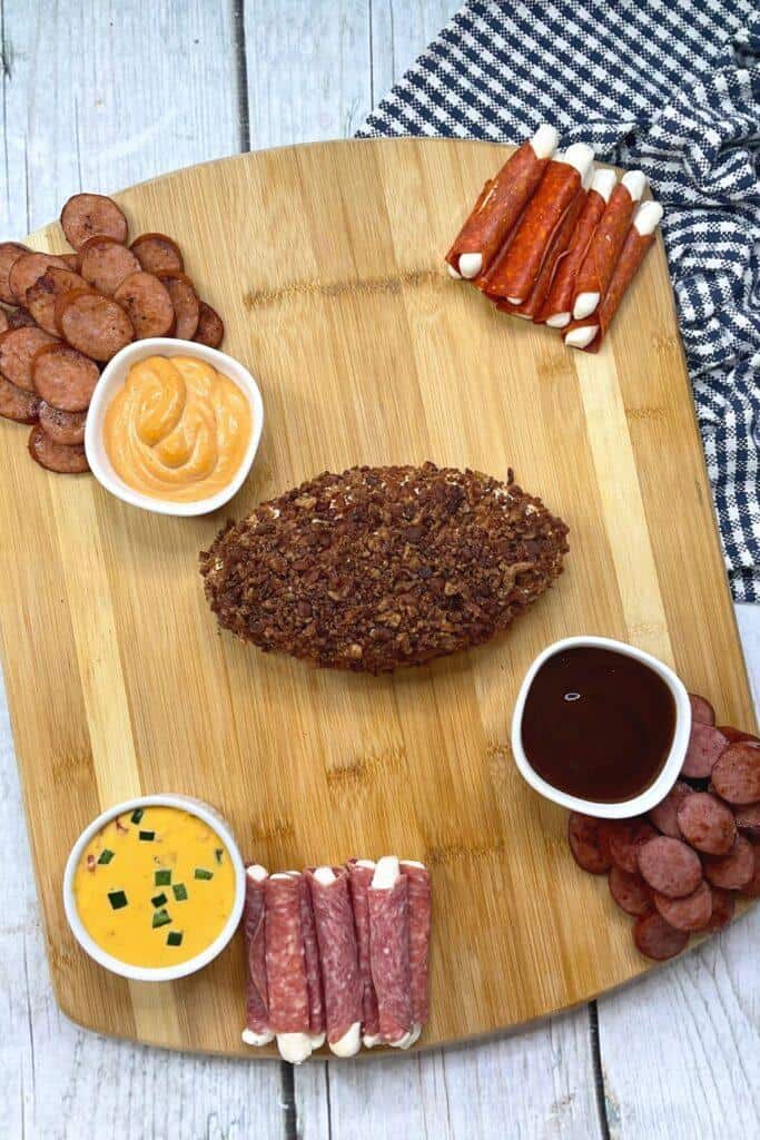 Football Charcuterie Board