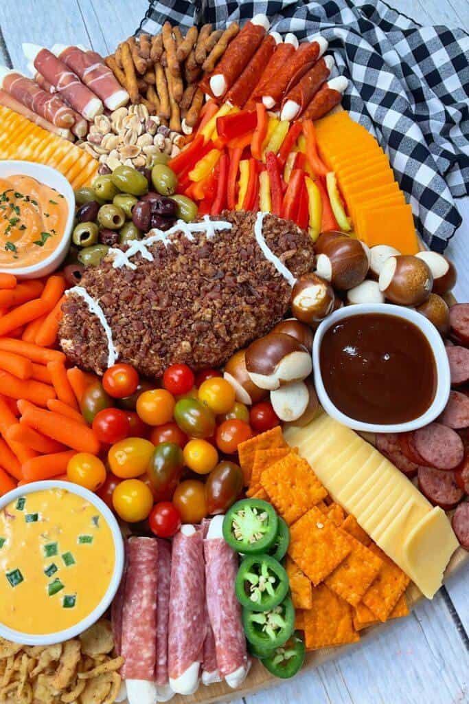 Football Charcuterie Board