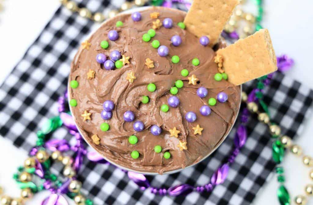 Recipe Index 23 Mardi Gras Brownie Dip