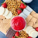 Red Velvet Marshmallow Dip Charcuterie