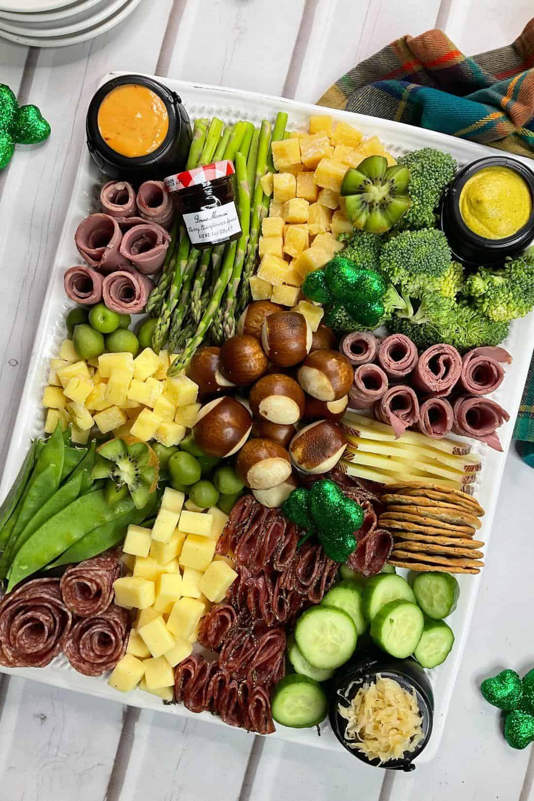 St. Patrick's Day Charcuterie Board