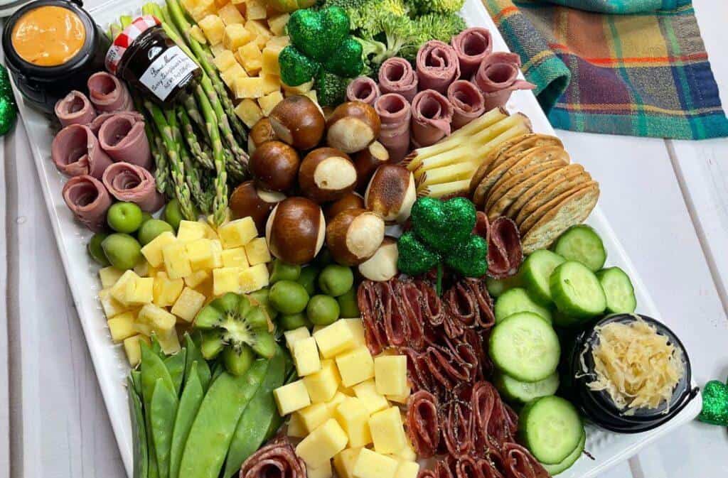 St. Patrick's day charcuterie board 15 St. Patrick's Day Charcuterie Board