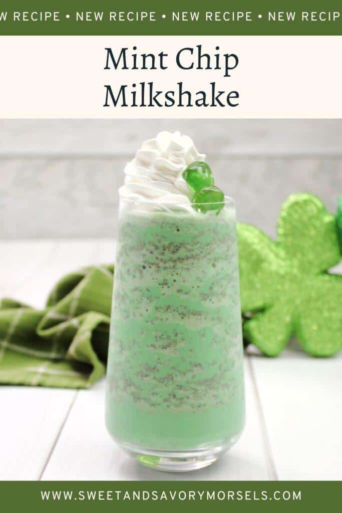 Mint Chip milkshake 1 Mint Chip Milkshake