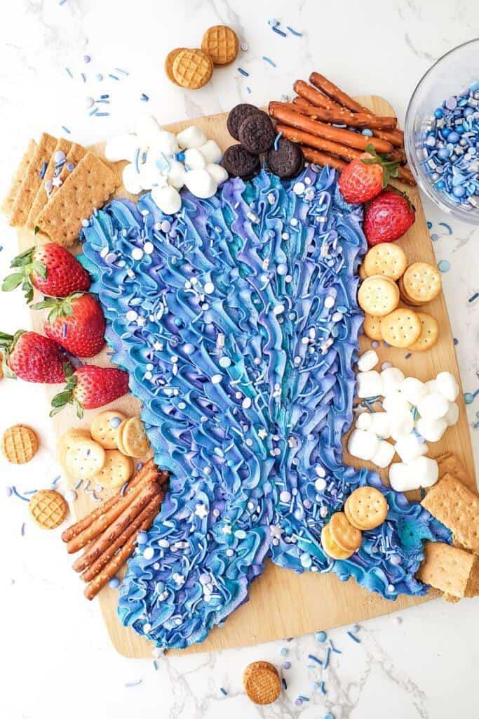 Mermaid Inspired Cream Cheese Butter Board: A Whimsical Adventure!
