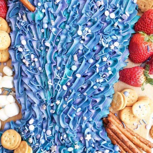 Mermaid Cream Cheese Butter Butter Board Process