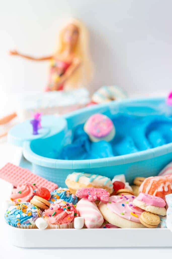 Barbie Pool Toy Frosting Board