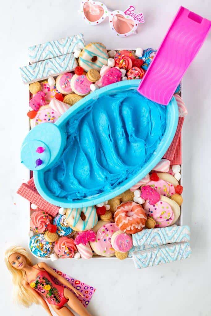 Barbie Pool Toy Frosting Board