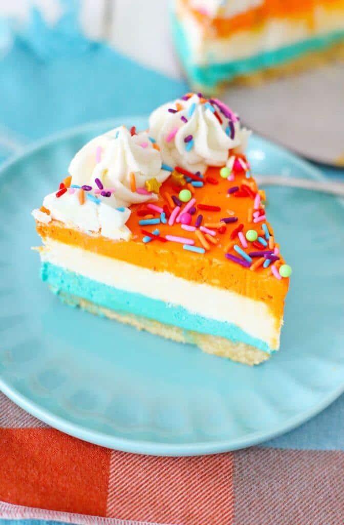 Triple Layer Pumpkin Sugar Cookie Cheesecake - No Bake 13 PUMPKIN SUGAR COOKIE CHEESECAKE