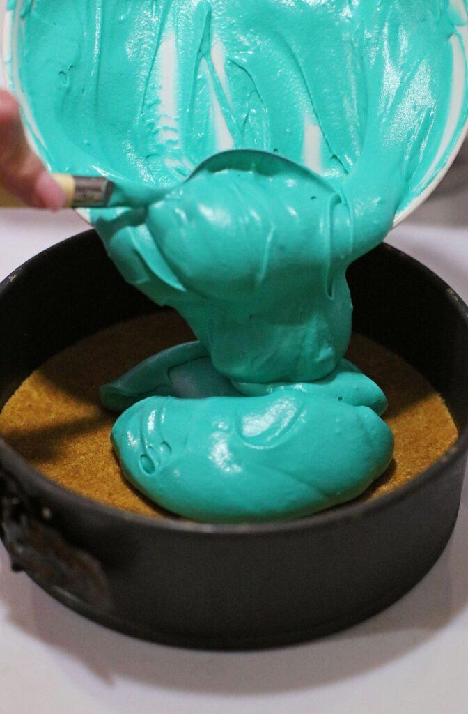 Triple Layer Pumpkin Sugar Cookie Cheesecake - No Bake 7 PUMPKIN SUGAR COOKIE CHEESECAKE