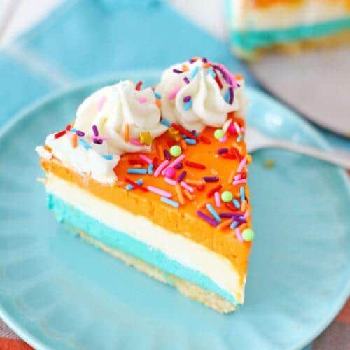 Triple Layer Pumpkin Sugar Cookie Cheesecake - No Bake 14 PUMPKIN SUGAR COOKIE CHEESECAKE
