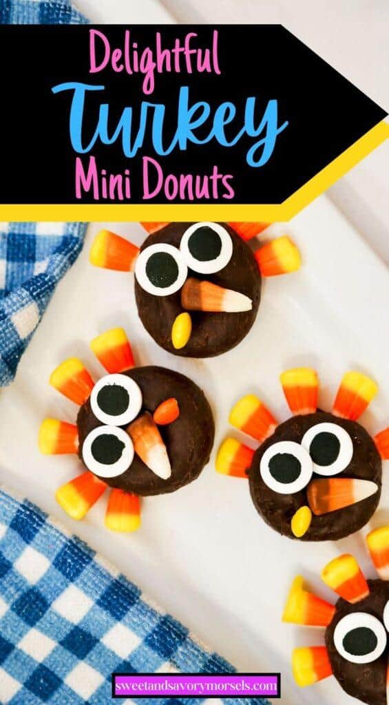 DELIGHTFUL TURKEY MINI DONUTS 1 TurkeyMini Donut Pin