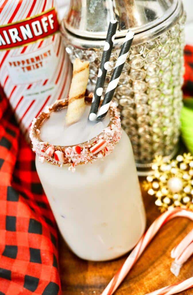 Tipsy Peppermint Mocha Boozy Cocktail