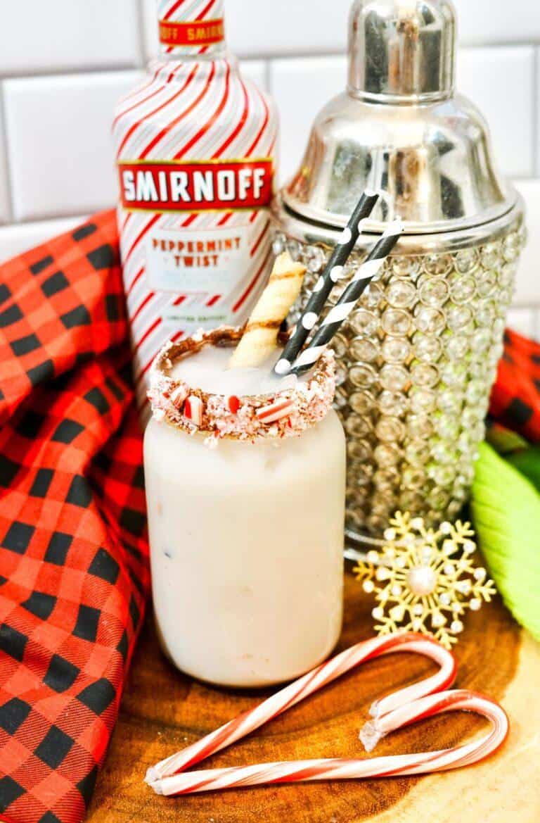 Tipsy Peppermint Mocha Boozy Cocktail
