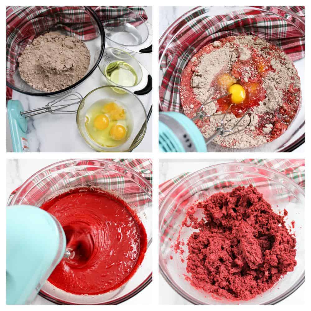 Christmas-Themed Red Velvet Cake Balls