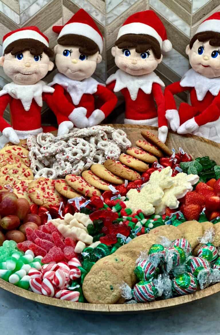 Elf-Themed Cookie & Candy Board
