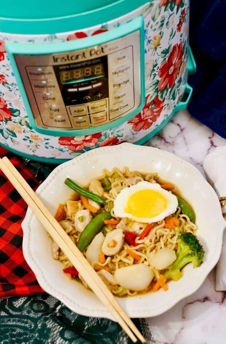 Instant Pot Chicken Ramen Easy Meal