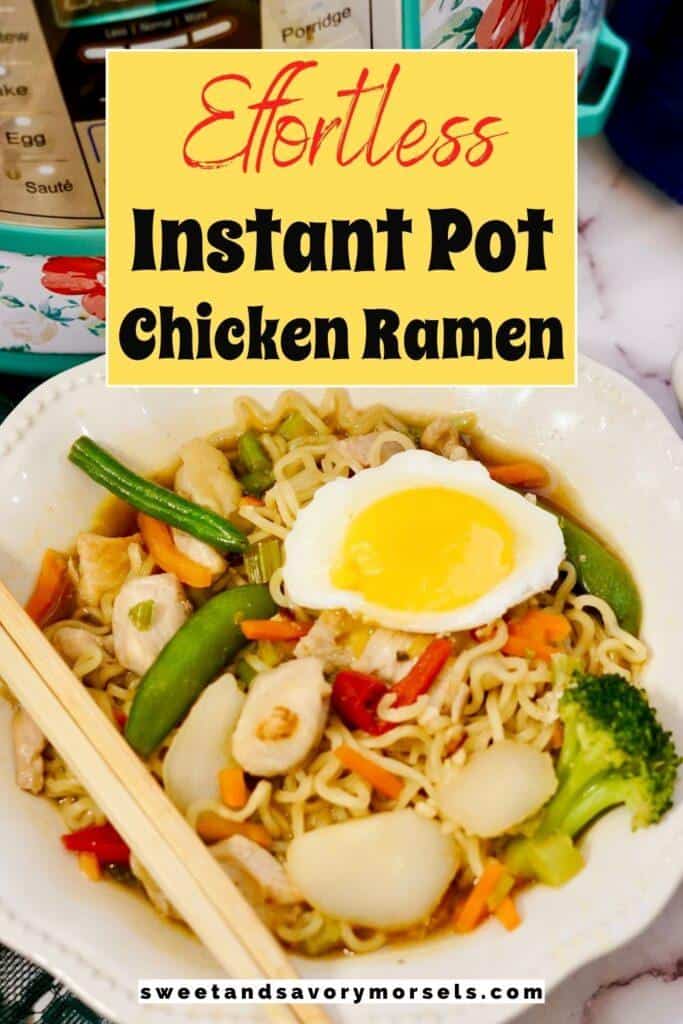 Instant Pot Chicken Ramen