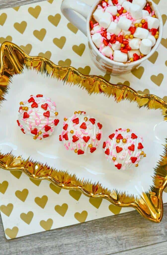 Valentine's Day Hot Cocoa Bombs